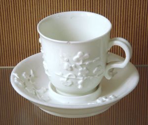 early french Saint Cloud cup and saucer 